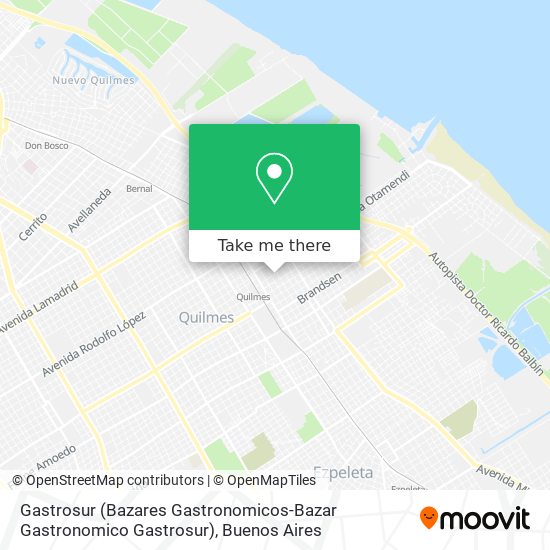 Mapa de Gastrosur (Bazares Gastronomicos-Bazar Gastronomico Gastrosur)