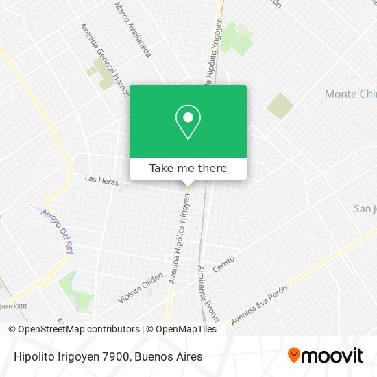 Hipolito Irigoyen 7900 map