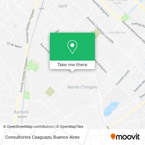 Consultorios Caaguazu map