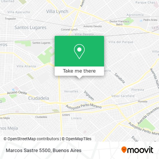 Marcos Sastre  5500 map