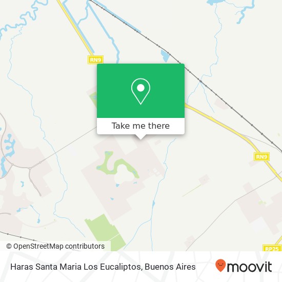 Mapa de Haras Santa Maria   Los Eucaliptos