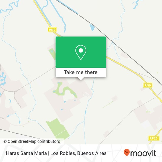 Mapa de Haras Santa Maria | Los Robles