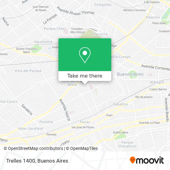 Mapa de Trelles 1400
