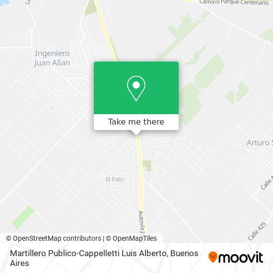 Mapa de Martillero Publico-Cappelletti Luis Alberto