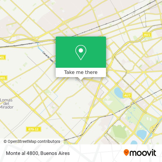 Monte al 4800 map