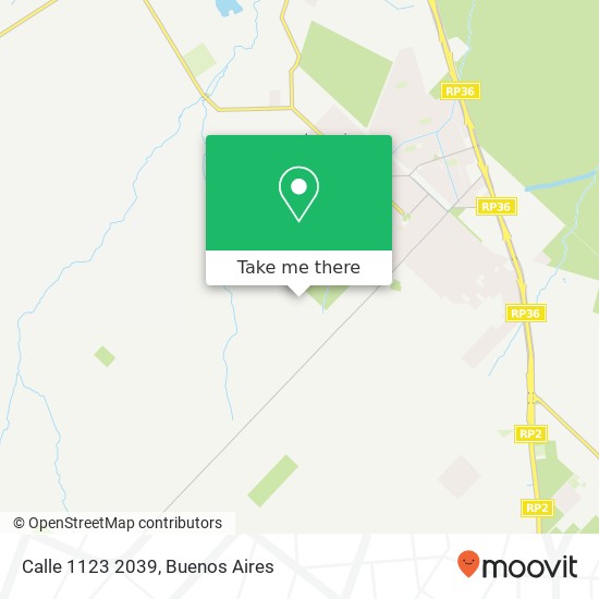 Calle 1123 2039 map