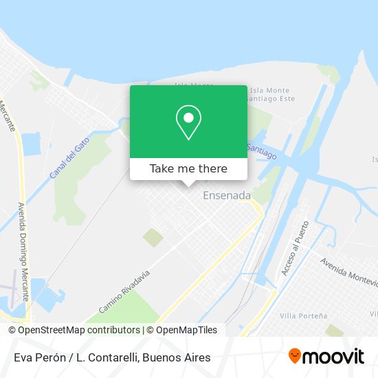 Eva Perón / L. Contarelli map