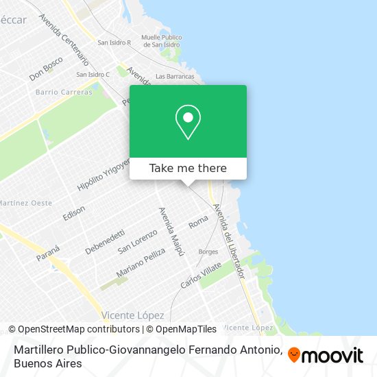 Mapa de Martillero Publico-Giovannangelo Fernando Antonio