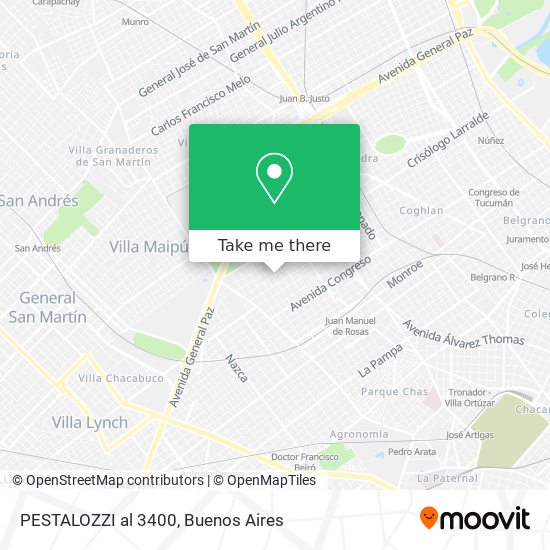 PESTALOZZI al 3400 map