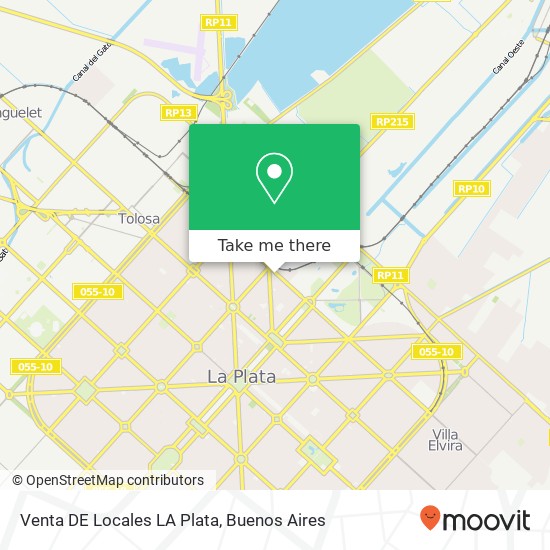 Mapa de Venta DE Locales LA Plata