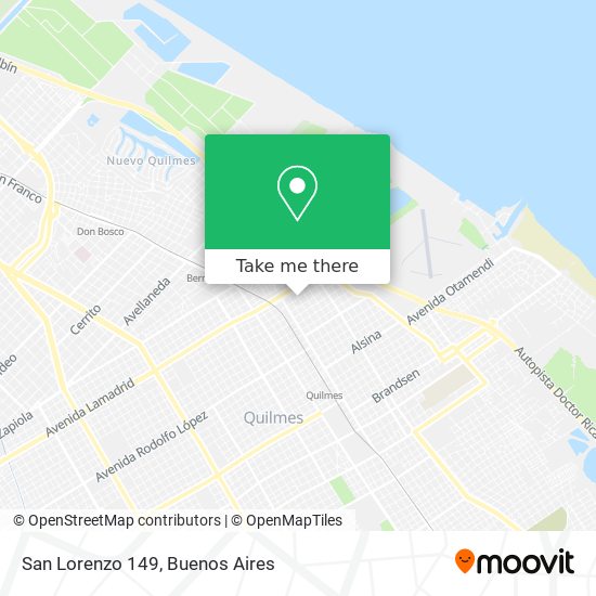 Mapa de San Lorenzo 149