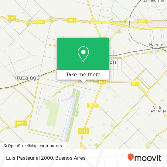 Luis Pasteur al 2000 map