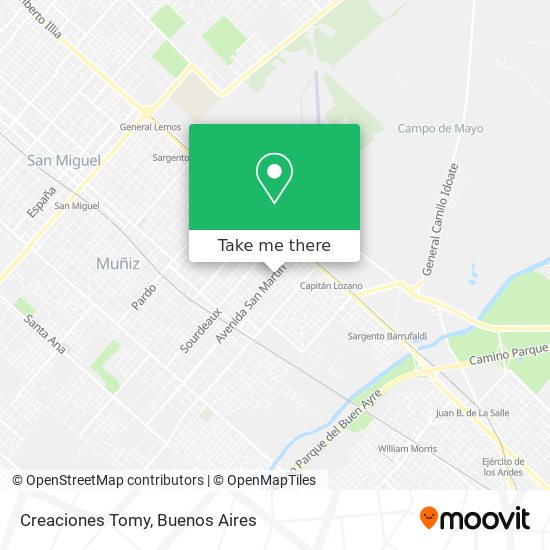 Creaciones Tomy map