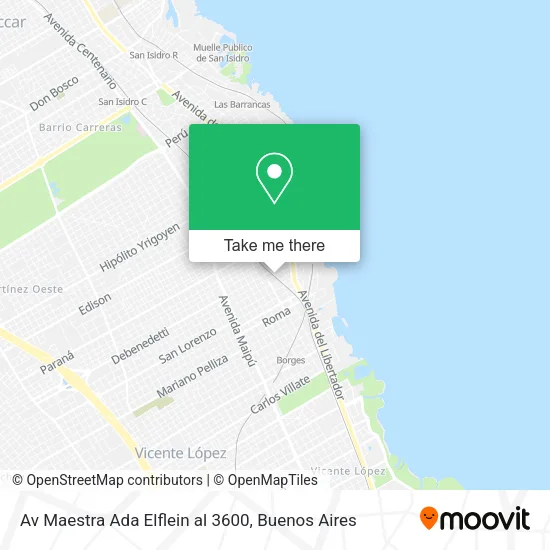 Mapa de Av Maestra Ada Elflein al 3600