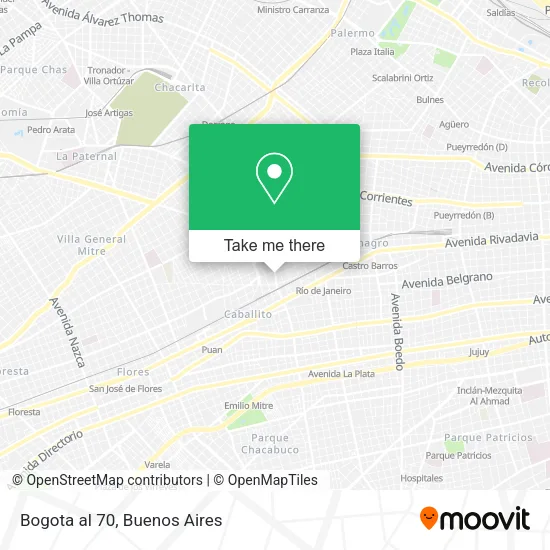 Bogota al 70 map