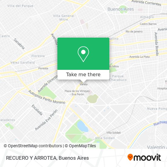 RECUERO Y ARROTEA map