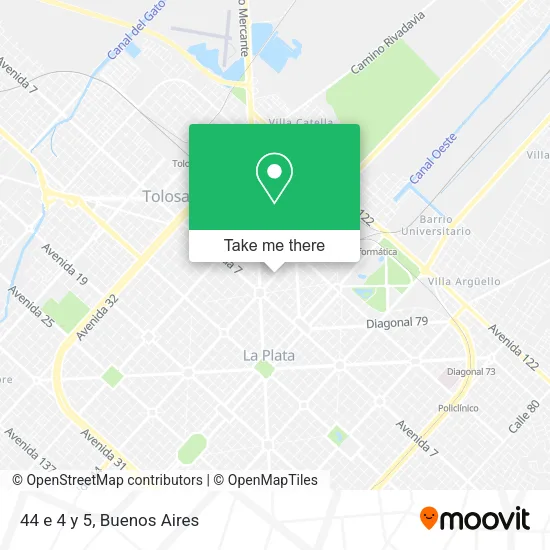 Mapa de 44 e   4 y 5