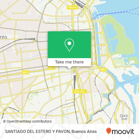 SANTIAGO DEL ESTERO Y PAVON map