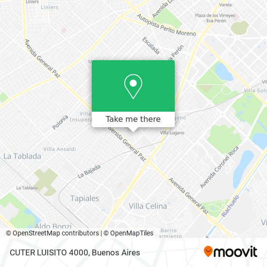 CUTER LUISITO 4000 map