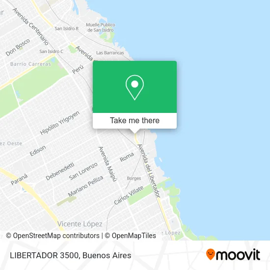 Mapa de LIBERTADOR 3500