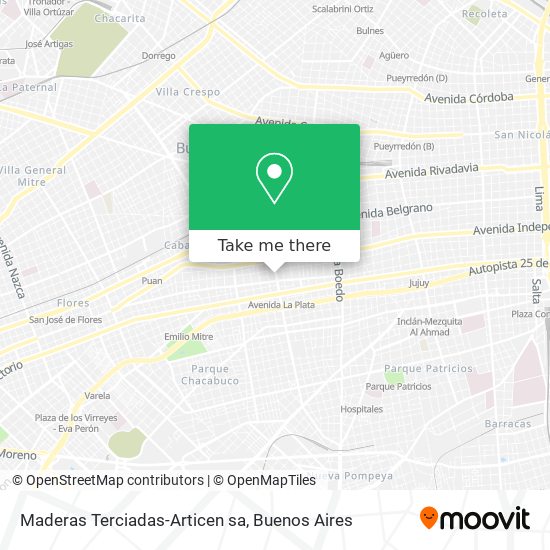 Maderas Terciadas-Articen sa map