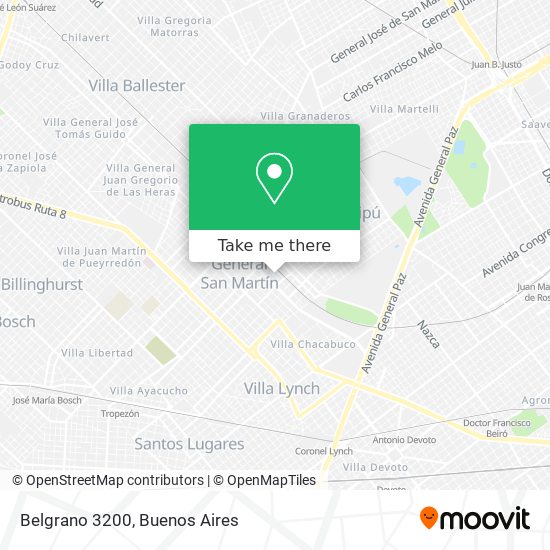 Belgrano 3200 map