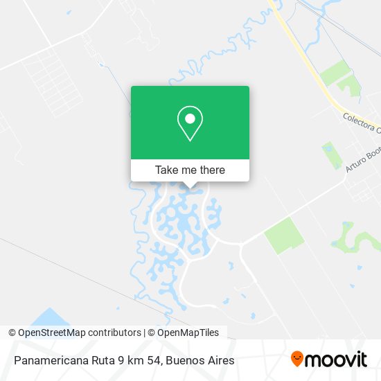 Panamericana Ruta 9 km 54 map