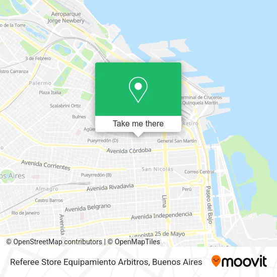 Referee Store Equipamiento Arbitros map