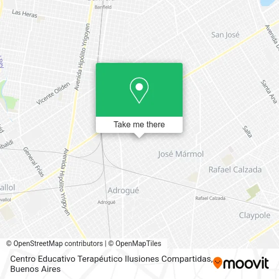 Mapa de Centro Educativo Terapéutico Ilusiones Compartidas