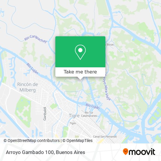 Mapa de Arroyo Gambado 100