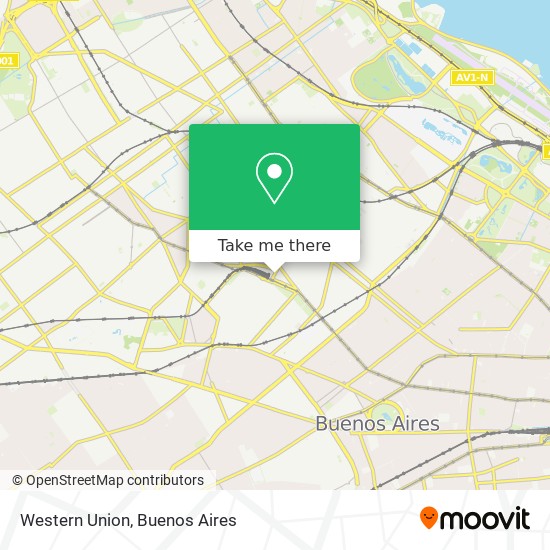 Western Union map