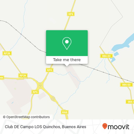 Mapa de Club DE Campo LOS Quinchos