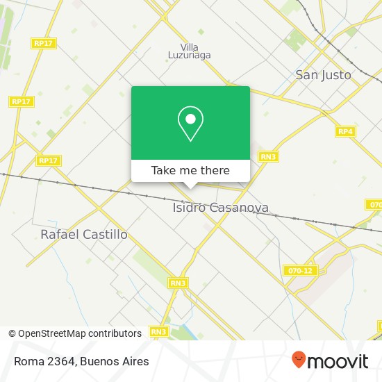 Roma 2364 map