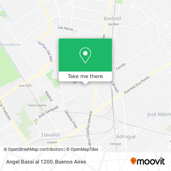 Angel Bassi al 1200 map