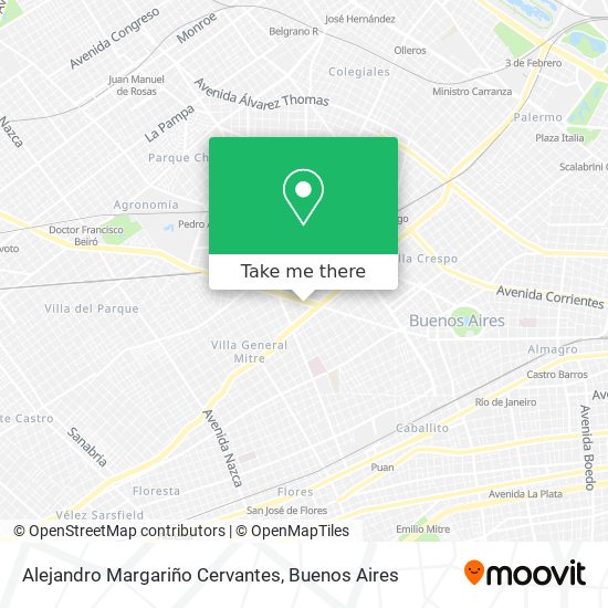 Alejandro Margariño Cervantes map