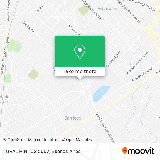 GRAL  PINTOS 5007 map