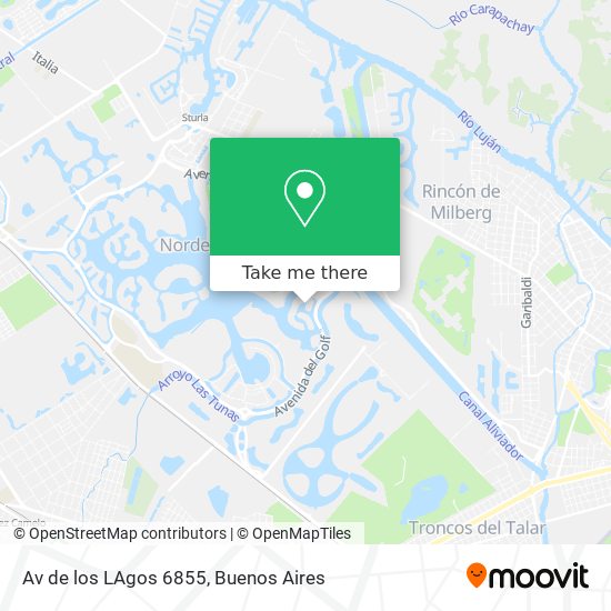 Av de los LAgos 6855 map