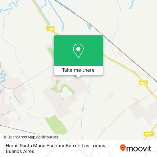 Haras Santa Maria   Escobar   Barrrio   Las Lomas map