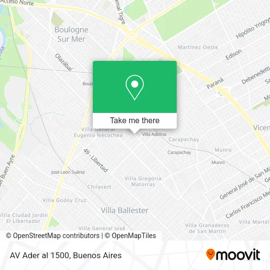 AV  Ader al 1500 map