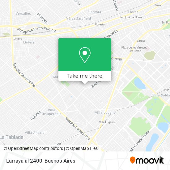 Mapa de Larraya al 2400