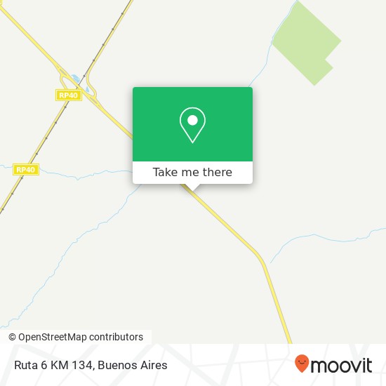 Ruta 6 KM 134 map