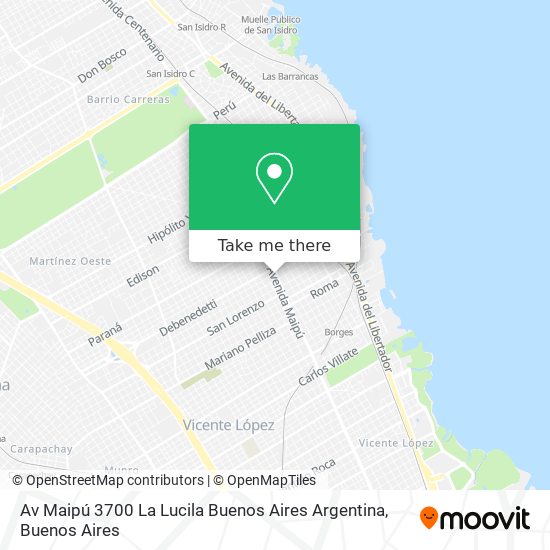 Av  Maipú 3700  La Lucila  Buenos Aires  Argentina map