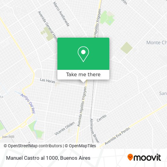 Manuel Castro al 1000 map