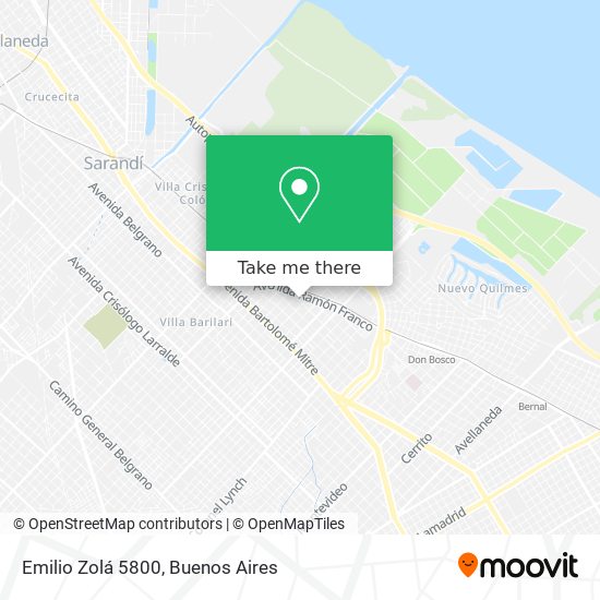 Mapa de Emilio Zolá 5800