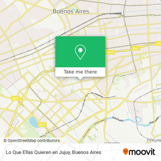 Lo Que Ellas Quieren en Jujuy map