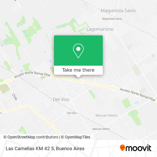 Las Camelias KM  42 5 map