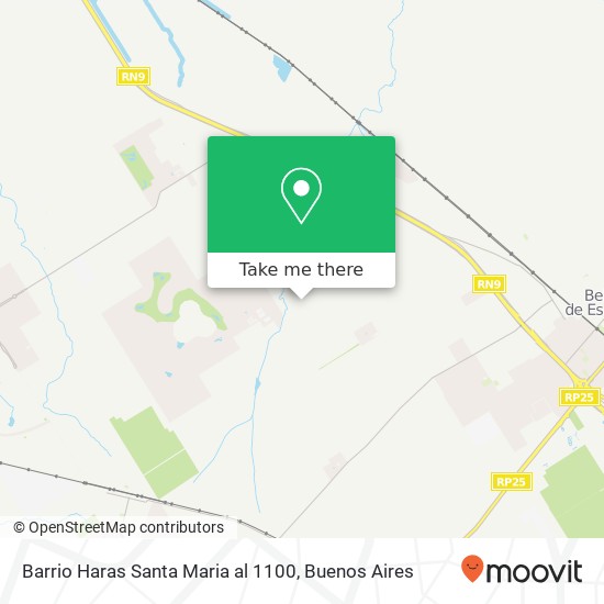 Barrio Haras Santa Maria al 1100 map