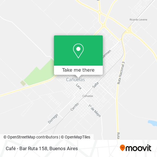 Café - Bar Ruta 158 map
