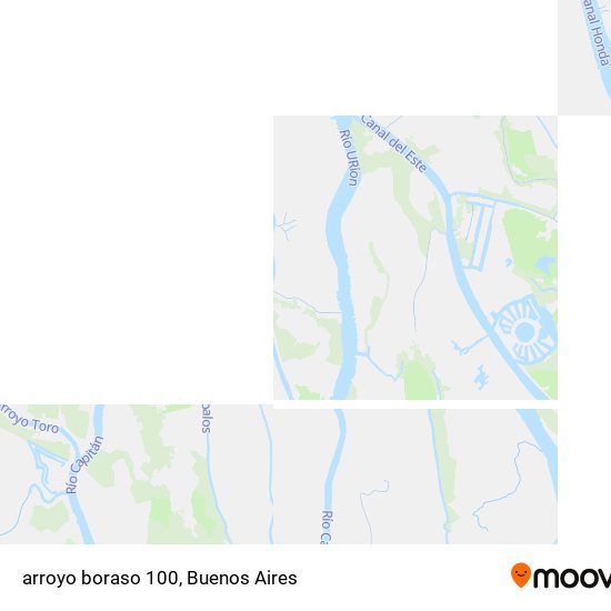 Mapa de arroyo boraso  100