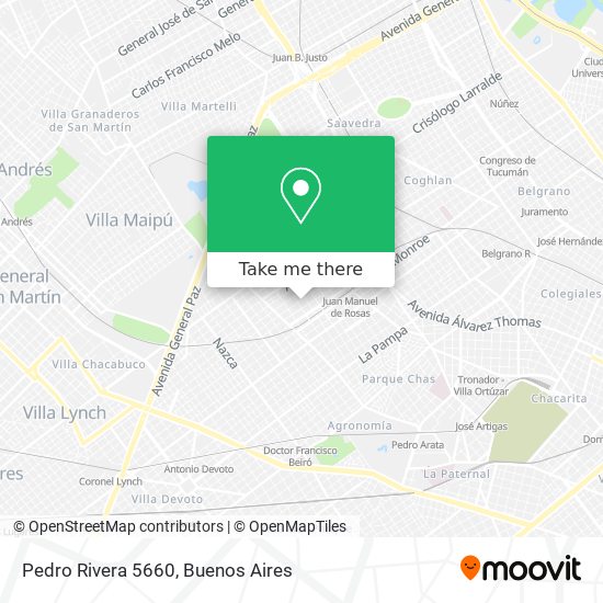 Pedro Rivera 5660 map